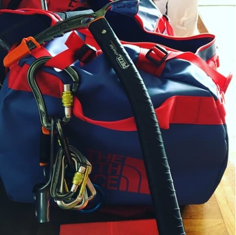New North Face duffle is ready to be filled up