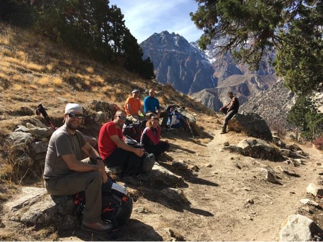 27 Oct – Trek day 2 – Meta to kyang – 3900m