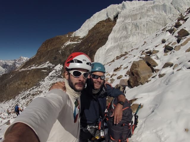 3 Nov – Mountaineering to Camp 2 – the real deal! – 5500m to 6100m