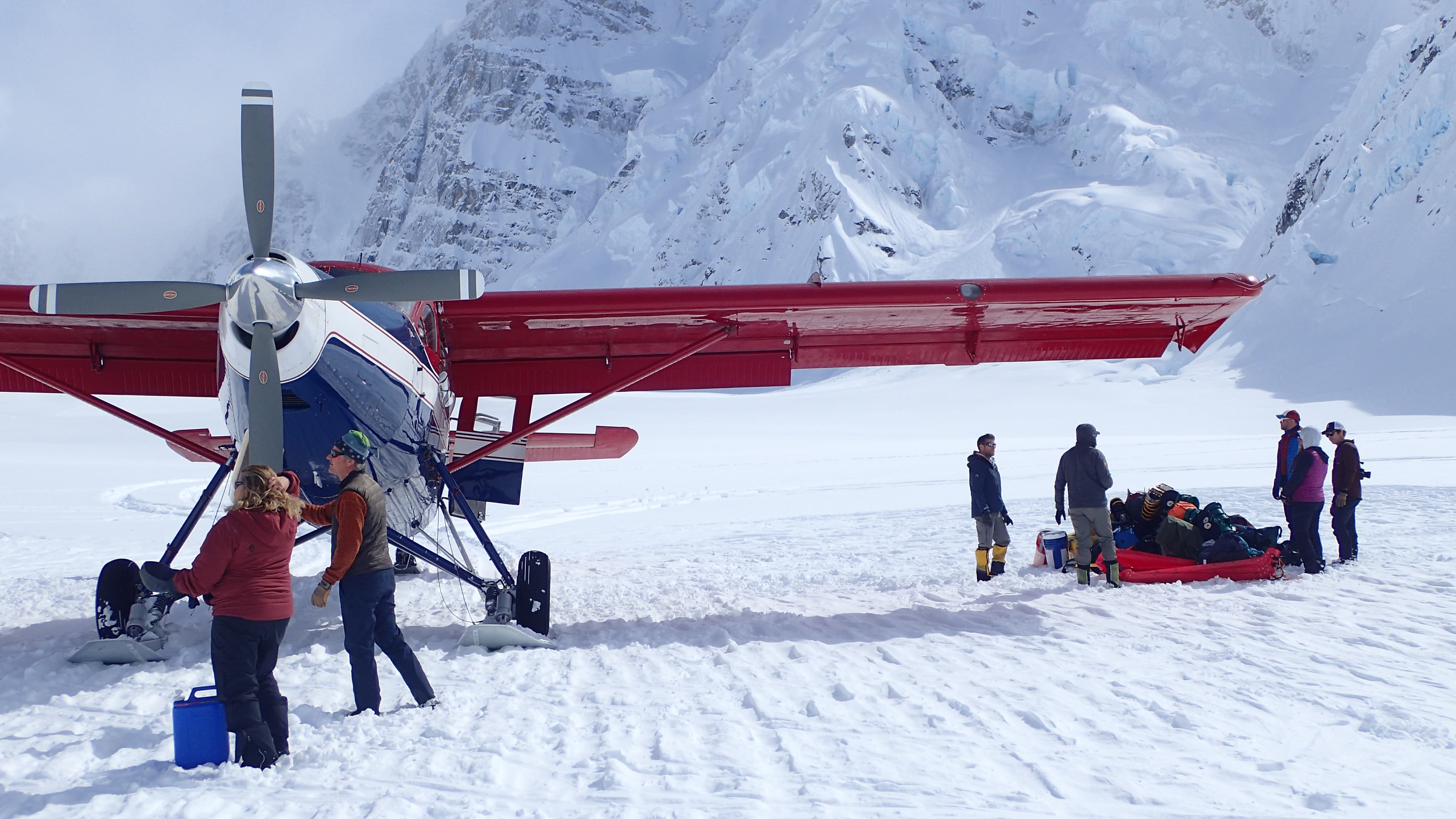 Day 3: Talkeetna -> Base camp -> Camp 1